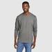Eddie Bauer Men's Classic Wash 100% Cotton Long-Sleeve Classic T-Shirt - Med Gray - Size L