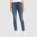 Eddie Bauer Women's Voyager High-Rise Jeans - Slim Straight - Blue - Size 2