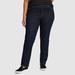 Eddie Bauer Plus Size Women's Voyager High-Rise Jeans - Slim Straight - Dark Indigo - Size 20W