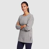 Eddie Bauer Women's Motion Cozy Camp Long-Sleeve Tunic - Heather Gray - Size S