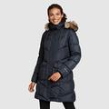 Eddie Bauer Women's Winter Coat Lodge Cascadian Down Parka Puffer Jacket - Grey - Size L