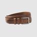 Eddie Bauer Men's Feather Edge Leather Belt - Cognac Brown - Size 46