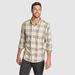 Eddie Bauer Men's Eddie's Favorite Flannel - Plaid - Vintage Gray - Size S