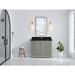 Willow Collection 42 in W x 22 in D x 36 in H Boston Single Bowl Sink Bathroom Vanity with Countertop