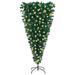 vidaXL Upside-down Artificial Pre-lit Christmas Tree with Ball Set Xmas Tree - 82.7"