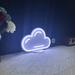 AOOS CUSTOM Cloud 8" LED Novelty Neon Sign in Blue | 8 H x 12 W x 1 D in | Wayfair S20-W