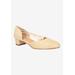 Women's Charolette Pumps by J. Renee in Gold (Size 7 1/2 M)