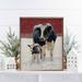 The Holiday Aisle® First Christmas By Bonnie Mohr Metal in Brown | 40 H x 32 W x 1.5 D in | Wayfair 4A4462B0E1754810BFFDD95073A01C06