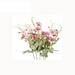 Primrue Mixed Floral Arrangement Silk/Plastic in Pink | 15.7 H x 2.6 W x 2.6 D in | Wayfair CEE41B040791458191D36FA1DE4FDDC8
