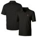 Men's Cutter & Buck Black Alabama Crimson Tide Big Tall Forge Pencil Stripe Stretch Polo