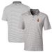 Men's Cutter & Buck Gray UCF Knights Big Tall Forge Tonal Stripe Stretch Polo