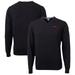 Men's Cutter & Buck Black Texas Tech Red Raiders Lakemont Tri-Blend Big Tall V-Neck Pullover Sweater