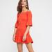 Free People Dresses | Nwt Free People Flower Market Mini Dress | Color: Orange/Red | Size: Xs