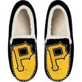 Men's FOCO Pittsburgh Pirates Colorblock Moccasin Slippers