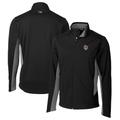 Men's Cutter & Buck Black LSU Tigers Navigate Softshell Big Tall Full-Zip Jacket