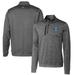 Men's Cutter & Buck Steel Air Force Falcons Vault Big Tall Stealth Quarter-Zip Pullover Top