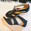 Michael Kors Shoes | Michael Kors Wedge Sandal | Color: Blue | Size: 8.5