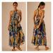 Anthropologie Dresses | Anthropologie Alexandra Farmer Printed Maxi Dress | Color: Blue/Green | Size: Various