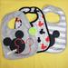 Disney Accessories | Mickey Mouse 3 Pk Toddler Bib By Disney Baby | Color: Black/Gray | Size: Osbb