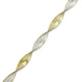 Giani Bernini Jewelry | Giani Bernini Sterling Silver And 24k Gold Over Sterling Silver Bracelet, Twist | Color: Gold/Silver | Size: Os