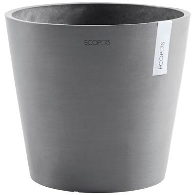 Blumentopf ECOPOTS "Amsterdam" Pflanzgefäße Gr. H: 26,3cm, grau ØxH: 30x26,3 cm