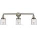 Bell 3 Light 30" LED Bath Light - Brushed Satin Nickel - Clear Shade