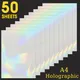 Feuille adhésive de sable holographique 50 feuilles estampage à chaud sur papier Photo A4 Film de