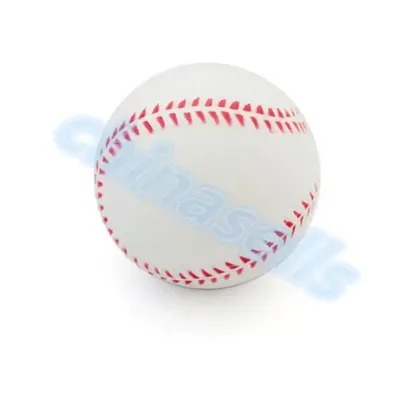 Balle de base de baseball blanche en PU pour enfants sans couture à la main entraînement sportif