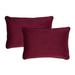 Everly Quinn Goodall Square Velvet Pillow Cover & Insert Down/Feather/Velvet in Red | 19 W x 5 D in | Wayfair 44B56F29115149FC8C4FAD671ACD3BC9