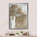 17 Stories Brown Meets Gre Y Abstract Art - Modern & Contemporary Canvas Wall Art Canvas in Brown/Gray | 20 H x 12 W x 1 D in | Wayfair