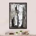 17 Stories Brown & Beige Modern Art - Modern & Contemporary Canvas Wall Art Canvas in Black/White | 12 H x 8 W x 1 D in | Wayfair