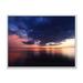 Highland Dunes Dramatic Panoramic Tropical Sunset - Nautical & Coastal Canvas Wall Art Canvas in Blue/Pink | 34 H x 44 W x 1.5 D in | Wayfair