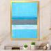 Highland Dunes Gray And Blue Colorfield - Modern & Contemporary Canvas Wall Decor Canvas in Blue/Gray/Green | 20 H x 12 W in | Wayfair