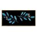 Winston Porter Olive Plant - Painting on Canvas Metal in Black/Blue/Green | 16 H x 32 W x 1 D in | Wayfair DEB43B9F67734B679EB40E593A193606