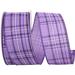 The Holiday Aisle® Plaid Ribbon Fabric in Indigo | 2.5 H x 5 W x 5 D in | Wayfair 71D03D48C140472790B21DF922527F3D