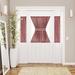 Gracie Oaks Anthelme Gingham Semi-Sheer Rod Pocket Single Curtain Panel Metal in Red | 40 H in | Wayfair 09C2A4F5C1C84E5A88283F4AA3FB5CAA