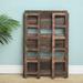 Gracie Oaks Arystan 3 Layers Folding Bookshelf Wood in Brown | 34.5 H x 24 W x 10 D in | Wayfair 3F8E342E53F64CDE9F6F027731CC91A5