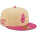 Men's New Era Orange/Pink Chicago Cubs West Side Grounds Mango Passion 59FIFTY Fitted Hat