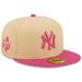 Men's New Era Orange/Pink York Yankees 1999 World Series Mango Passion 59FIFTY Fitted Hat