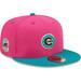 Men's New Era Pink/Green Chicago Cubs Cooperstown Collection Passion Forest 59FIFTY Fitted Hat