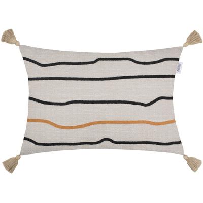 Dekokissen "Boho", beige (sand, beige, natur, gemustert), B:45cm L:45cm, Polyester, Leinen, SCHÖNER WOHNEN-KOLLEKTION, D