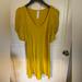 Anthropologie Dresses | Amadi From Anthropologie Mustard Yellow Mini Dress Xs | Color: Gold | Size: Xs