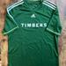 Adidas Shirts & Tops | Adidas Timbers Portland Soccer Shirt Jersey Boys Size Xl | Color: Green | Size: Xlb