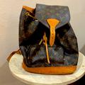 Louis Vuitton Bags | Authentic Vintage Louis Vuitton Backpack | Color: Brown | Size: 12 Inches By 10 Inches