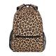 Children's Backpack, Schoolbag Leopard Beige Brown Texture Large Capacity Students Bookbag Rucksack Knapsack for Boys Girls Adults Teen