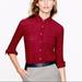 J. Crew Tops | J. Crew Boy Shirt | Color: Blue/Red | Size: 6