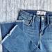 Free People Jeans | Free People | Straight Raw Hem Jeans | Color: Blue | Size: 24