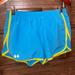 Under Armour Shorts | Blue And Green Underarmour Athletic Shorts (Has Liner And Drawstring Shorts) | Color: Blue/Green | Size: M