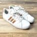 Adidas Shoes | Adidas Rose Gold Court Sneaker Size 7 | Color: Pink | Size: 7