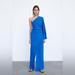 Zara Pants & Jumpsuits | * Bloggers Favorite * Zara New Asymmetric Jumpsuit Limited Edition Size M | Color: Blue | Size: M